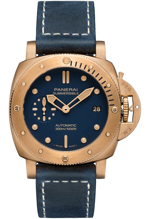 panerai submersible bronzo|Panerai submersible 42mm price.